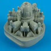 Quickboost 72100 1/72 F4U5 Engine for Revell & Italeri