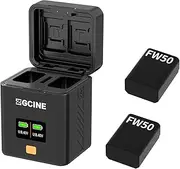 ZGCINE PS-FW50 Charging Case USBC PD Fast Dual Charger for Sony NP-FW50 Camera Battery