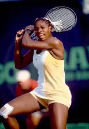 Serena Williams USA at the Lipton Championships at the Tennis Cent- Old Photo