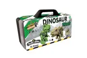 Construct IT 2in1 Dinosaur Triassic Kids Children DIY Building Toy Set 3y+