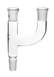 Eisco Labs Multiple Adapter - 2 Necks, Socket/Cone: 24/29 - Borosilicate Glass