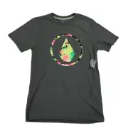 Volcom Mens Lucky Yew Infillion Short Sleeve Crewneck T-Shirt Dark Gray S