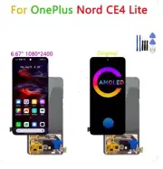 6.67" AMOLED For OnePlus Nord CE4 Lite LCD Display Touch Screen Digitizer Black