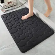 Anti-Slip Bath Mat Cobblestone Embossed Bathroom Mats Shower Floor Bathmat