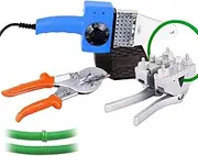 PU Round Belt Welding Machine, Polyurethane Belt Hot Melt Machine + PU Belt Welder + Scissor, 0-300℃ Temperature Adjustable, for V-Belts Pentagonal Belts PU Pipes Plastic Strips