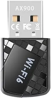 WiFi 6 Network Card 2.4G and 5GHz 900Mbps USB WiFi Adapter Wireless USB Dongle 5Dbi Antenna Card Receiver for PC Laptop