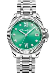 Thomas Sabo WA0404-201-211 Green Dial Silver Stainless Steel Womens Watch