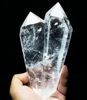 1.86lb Natural Clear Quartz Crystal Obelisk Tower Wand Point Mineral Specimen