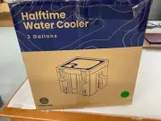 RTIC Halftime Water Cooler 3 Gallon Portable , Stackable with 2 Taps,White New