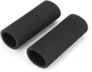 2PC Grip Slip-on Foam Cover, Motorcycle Handle Cover Slip On Foam Anti Vibration Soft Comfort Handlebar Grip Cover Bike Parts Grips Cover