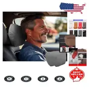 2-Piece Refillable Car Neck Pillow Ensemble - Soft Suede & Plant-Based Support