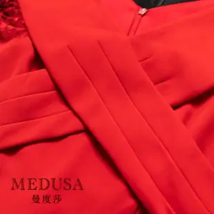 【MEDUSA 曼度莎】現貨-交叉垂墜小禮服 - 2色（M-XL）｜小禮服 禮服洋裝 連身裙(101-23906)