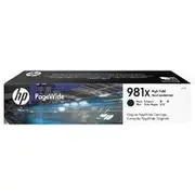 HP 981X High Yield Black Original PageWide Cartridge (L0R12A)