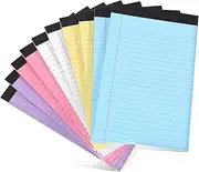 KAILIKETIY Legal Notepads A5 Size Wide Ruled Composition Notebook for Note Taking Office Supplies Writing Pads