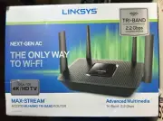 Linksys AC2200 Max Stream Tri - Band Wireless Router - Black Brand New