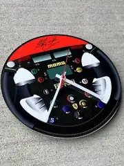 WOW!! Hi Definition F1 Steering Wheel Michael Schumacher Clock sign