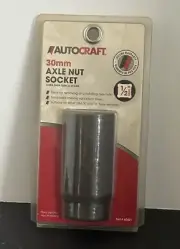 Autocraft 30mm Axle Nut Socket 1/2" Drive AC821