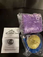Black Mountain Products 65cm Purple Gym Exercise Ball Stability Medium