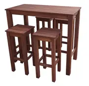 Patio Bar Setting 5pc