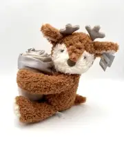 Moon and Stars Plush Deer with Blanket Moon & Stars Baby Snuggle Buddy Soft