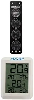 [Adventure Kings] 12v Accessory Panel USB Fuses 4X4 + Wireless Fridge Thermometer