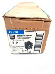 EATON, BQC215230, 15A / 30A QUAD CIRCUIT BREAKER, BOX OF 5 *NEW IN BOX
