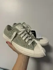 Converse Chuck Taylor AS Lift Platform Daisy Cord Ox, A05007C size 7 green
