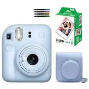 Instant camera instax mini 12 (4-piece set)body, filim20, deco pen, case