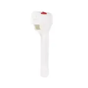 White Post Mount Mailbox Mail Box Weather Vandal Resistant Holder
