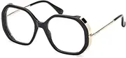 [MaxMara] MM5138 001 Shiny Black 55/18/140 Women's Frame, 001 Shiny Black, 55/18/140