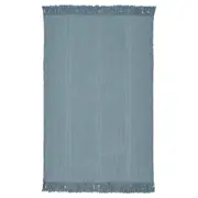 SORTSÖ rug, flatwoven, light blue, 55x85 cm