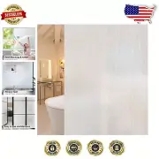 Elegant Frosted Window Privacy Film - UV Blocking Raindrop Design, 29.5x78.7in