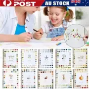 Watercolor Workbook, Beginner-Friendly Birds Watercolor Workbooks,12 Colors Set