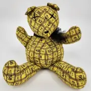 Homemade Stuffed Plush Teddy Bear RulerPattern 13" Overall Length