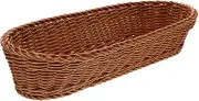 Woven Fruit Basket Food Baskets Fruit and Veggie Storage Containers Storage Organizer Kitchen Food Serving Holder Tabletop Sundries Organizer re-usable