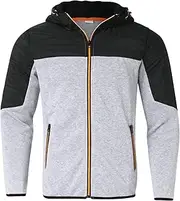 [Generic] Men's Winter Leisure Sports No Liner Quilted Zipper Hooded Transition Jacket Hoodie Jacket Behemoth Zip Hoodie