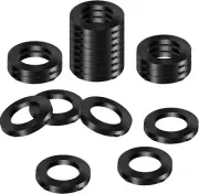 Mudder 20 Pack Shower Head Washers Rubber Washers Seals, Self Locking Tabs Keep