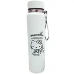 小禮堂 HELLO KITTY 304不鏽鋼手提智能保溫瓶 1000ML (白側坐款)