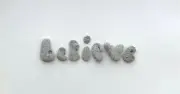 Natural Letter Shaped BELIEVE Rocks Beach Stones wedding pebble art craft hag US