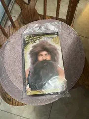 Forum Rubie’s Brown Prehistoric Cave Man Wig and Beard Cosplay Halloween New