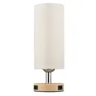 Touch Control Table Lamp Bedside Desk Lamp With E26 LED Bulb Warm White Light AA