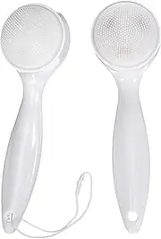 GANAZONO Manual Face Cleansing Brush Set Silicone Body Exfoliator for Gentle Skin Care