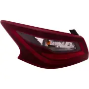 Tail Light Brake Lamp For 2017-18 Nissan Altima Driver Side Outer Chrome Housing