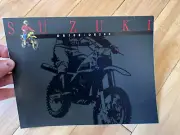 NOS 1985 Suzuki DR 100 DR250 Motorcycle Dealer Advertising Brochure Sign NoS/H