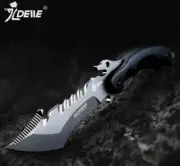 Delle Fixed Knife Blade Camping Hunting Survival Tactical Straight Knives Tools
