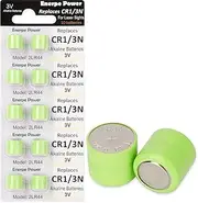 Enerpe 2LR44 Replaces CR1/3N 1/3N DL1/3N 3V Batteries for Laser Sights (DO NOT fit for Streamlight TLR-6 and Pet Collars) 10-Pack