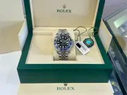 Rolex Stainless Steel GMT-Master II Batgirl Watch Brand New Complete 126710BLNR