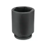 Grey Pneumatic Impact Socket, 1 Inches Drive Size, 4 Inches Socket Size, Hex