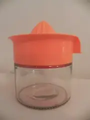 Orange / Lemon Juicer Manual Squeezer Hand Press, Plastic & Glass Bottom