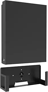 Monzlteck Wall Mount for Xbox One X，All Metal Vertical Hanging On Wall with Power Botton Left/Right,Wall Shelf Bracket for X1X